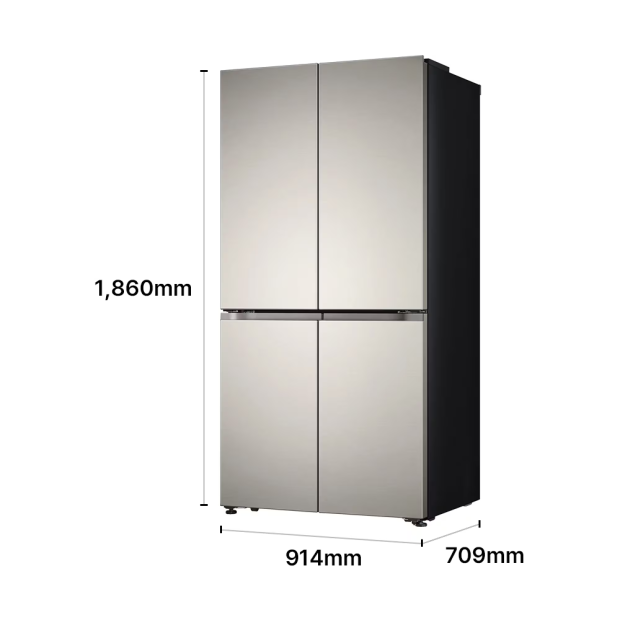 LG 디오스 AI 오브제컬렉션 냉장고 Fit & Max 650L 1등급
